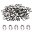 thumbnail image 1 of PEX Crimp Rings, Single Ear Hose Clamps Stainless Steel Cinch Crimp Ring Pinch Clamps for Pex Tubing Pipe Fitting 1 Inch, 1 of 7