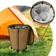 thumbnail image 5 of Cubo de basura para acampar, contenedor de basura, contenedor de almacenamiento, equipo de campamento, organizador portátil plegable Caqui, 5 of 8