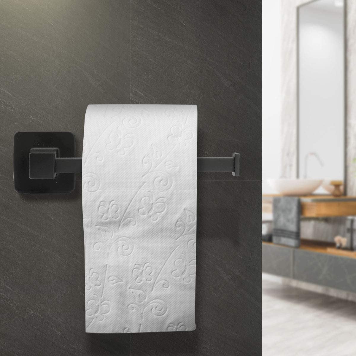 4-Piece Bathroom Set Towel Bar, Hand Towel, Toilet Paper Holder, Towel Hook 