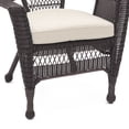 thumbnail image 3 of Jeco W00206-C White Wicker Chair, 3 of 4