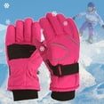 thumbnail image 2 of Clearance under 10 Toddler Girls Boys Snow Gloves Kids Ski Winter Gloves Windproof Children Warm Gloves Cold Weather Thick Warm Gloves for Kids, 2 of 9