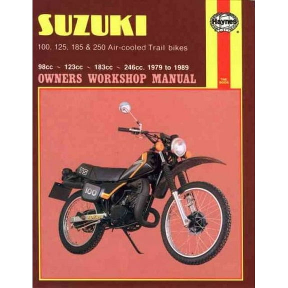 Suzuki 100, 125, 185 & 250 Air-Cooled Trail Bikes (79 -