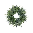 thumbnail image 6 of Fmxomd Olive Wreath for Front Door - Artificial Greenery Spring Summer Wreath with Mixed Leaves & Olive Fruit - Large All Season Farmhouse Decor for Indoor Outdoor Wall Wedding, 6 of 6