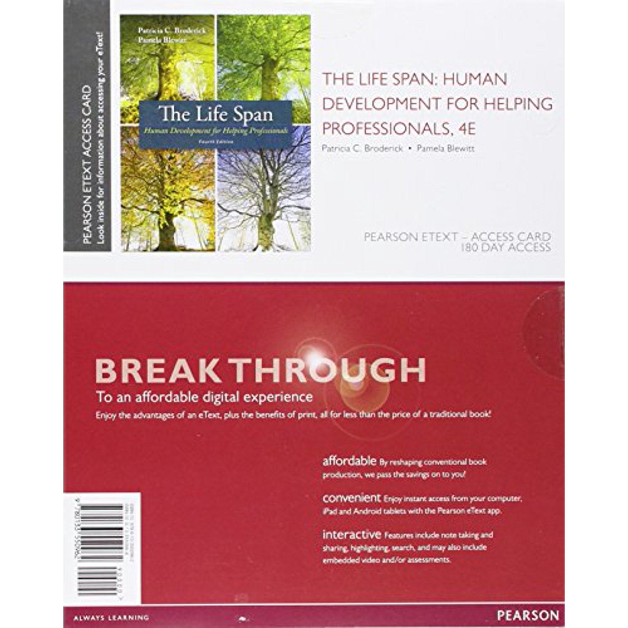 The Life Span: Human Development for Helping Professionals, Enhanced Pearson eText -- Access Card (4th Edition)