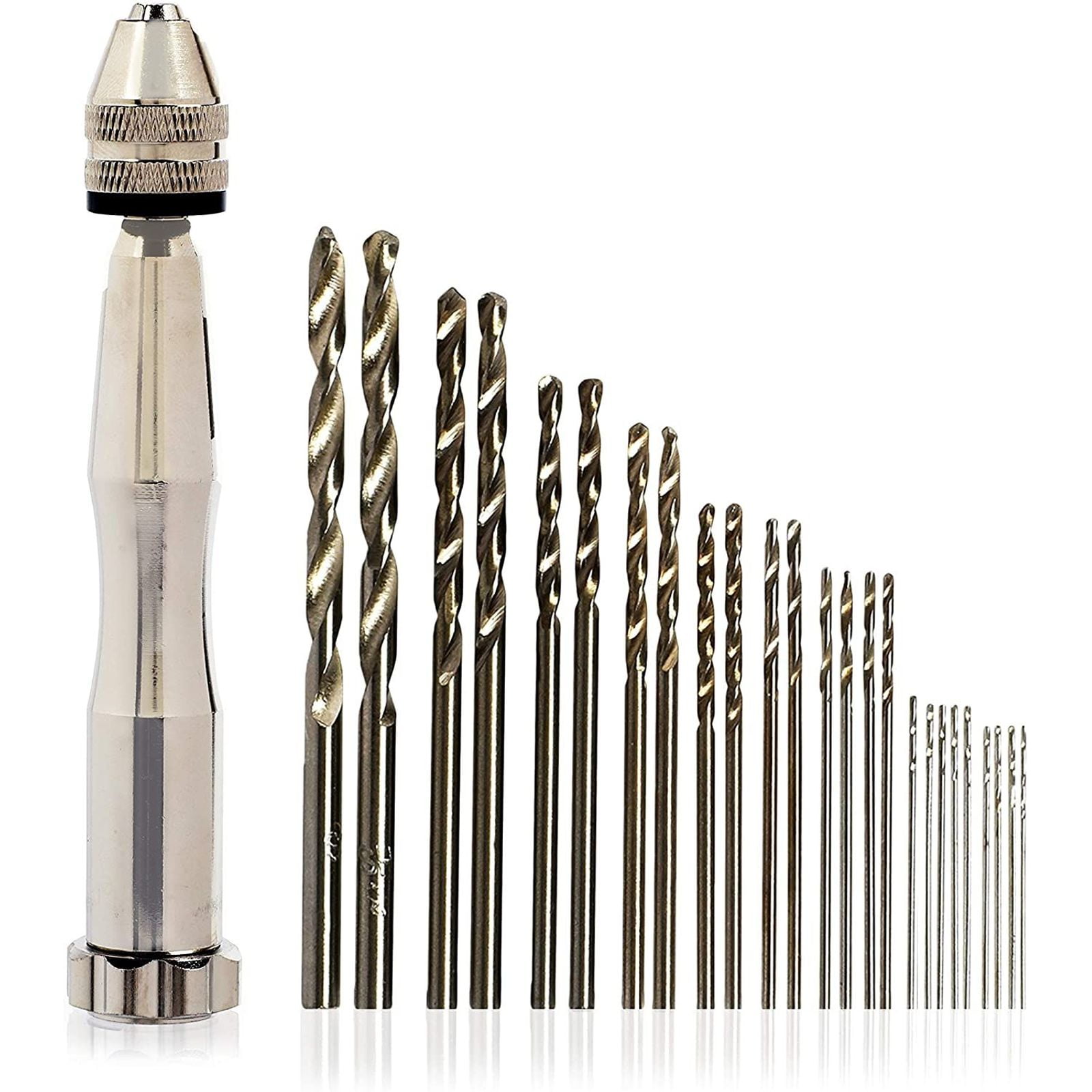 6pcs 0.2-3mm Pin Vise Twist Drill Bits Screwdriver Drilling Tip Chuck Tool 6pcs 0.2-3mm Pin Vise Twist Drill Bits Screwdriver Drilling Tip Chuck Tool