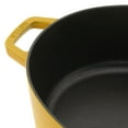 thumbnail image 4 of Staub Cast Iron 6.25-qt Shallow Oval Dutch Oven - Citron, 4 of 9