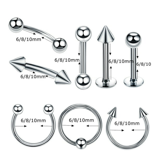 Septum piercing 6mm discount
