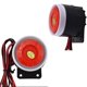 thumbnail image 1 of 2 piezas de bocina de marcha atrás con zumbador de advertencia de respaldo universal de 12 V antirrobo a prueba de polvo para triciclos eléctricos, scooters, bocina antirrobo con alarma alta, 1 of 5