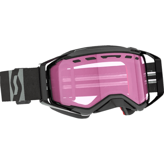 Scott Prospect Snow Cross Goggles Black/Gray w/Rose Lens