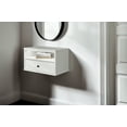 thumbnail image 3 of South Shore Essence LED Floating Side Table, in Pure White, 3 of 10
