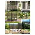 thumbnail image 2 of GloryStar 72" H×36" W Freestanding Metal Privacy Screen for Outdoor Patio - Heavy-Duty Rust-Resistant Decorative Fence Panel | Weatherproof Design | Patio Privacy Screen, 2 of 8