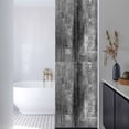 thumbnail image 3 of Gray Window Privacy Film, Retro Oil Painting Modern Abstract Art Aesthetics Static Cling UV Sun Blocking Heat Control Window Tint, Non-Adhesive One Way Windows Privacy Cover 17.7''x78.7'', 3 of 7