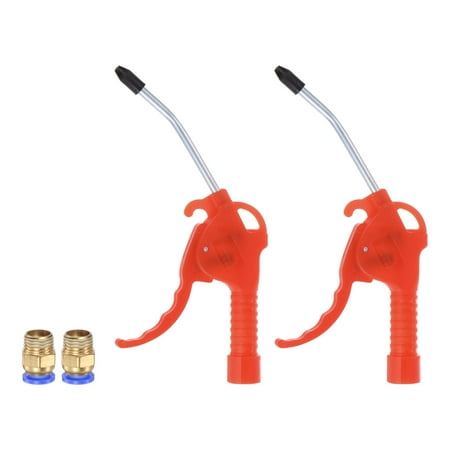 

Uxcell 2pcs High Pressure Air Blow Gun Stainless Steel Dust Blower with 8mm Quick Connector for Car Computer Red