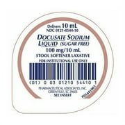 Docusate Sodium Stool Softener Laxative Sugar-Free Treat Constipation, 10ml