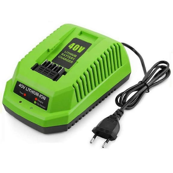 40V Lithium Battery Charger for GreenWorks 29482 G-MAX 40V Li-Ion Battery 29472 29482 29652 G40825 Plug