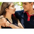 thumbnail image 3 of collar pareja, collares para pareja magnetico con forma de corazon, collar iman para pareja Xtellar blanco, 3 of 4