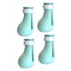 thumbnail image 3 of Uds. Funda para pies de gato, silicona multifuncional, previene arañazos, cubiertas ajustables para pies de gato, cubiertas para garras para el cuidado del gato, baño, verde, 3 of 5
