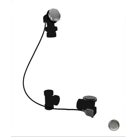 

Westbrass D50A35BJ-07 Ball Joint Head ABS 35 in. Cable Drive Bath Waste and Overflow - Satin Nickel