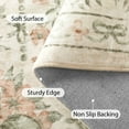 thumbnail image 6 of Lahome Washable 5'x7' Area Rug, Beige Floral Rugs for Living Room, Ultra-Thin Non-Shedding Soft Boho Carpet with Bow Pattern for Bedroom Girls Kids Nursery Dorm, Neutral, Beige, 6 of 8