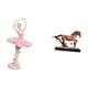 thumbnail image 5 of Figura de caballo bailarina, escultura de resina para niña, obra de arte coleccionable, adorno, estatua, regalo de cumpleaños, recuerdo novedoso,, 5 of 8