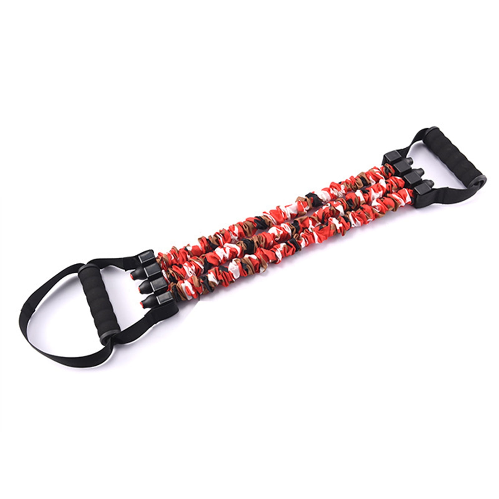 YIFAEUX Adjustable Resistance Band with Detachable 3-Tube Chest Expander Shoulder Stretcher Men Strength Training Fitness Full Body Stretching Band with Handle