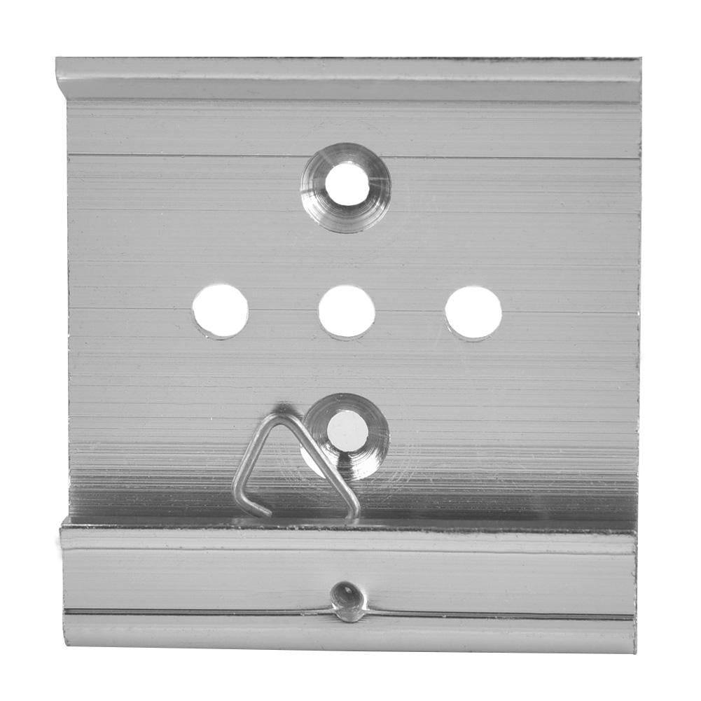 LYUMO Din Rail Clip, Din Rail Clamp,35mm Aluminum Din Rail Fixed Clamp
