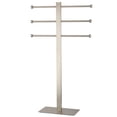 thumbnail image 1 of Edenscape Freestanding Stainless Steel Towel Holder with Rectangular Base, Satin Nickel, 1 of 1