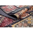 thumbnail image 4 of Blaszki Black Patchwork Polyester Area Rugs for Living Room Washable Rugs Boho Moroccan Area Rug Soft Geometric Bohemian Carpet Distressed Indoor Rug for Bedroom Dining Room Office Nonslip Rug, 4 of 9