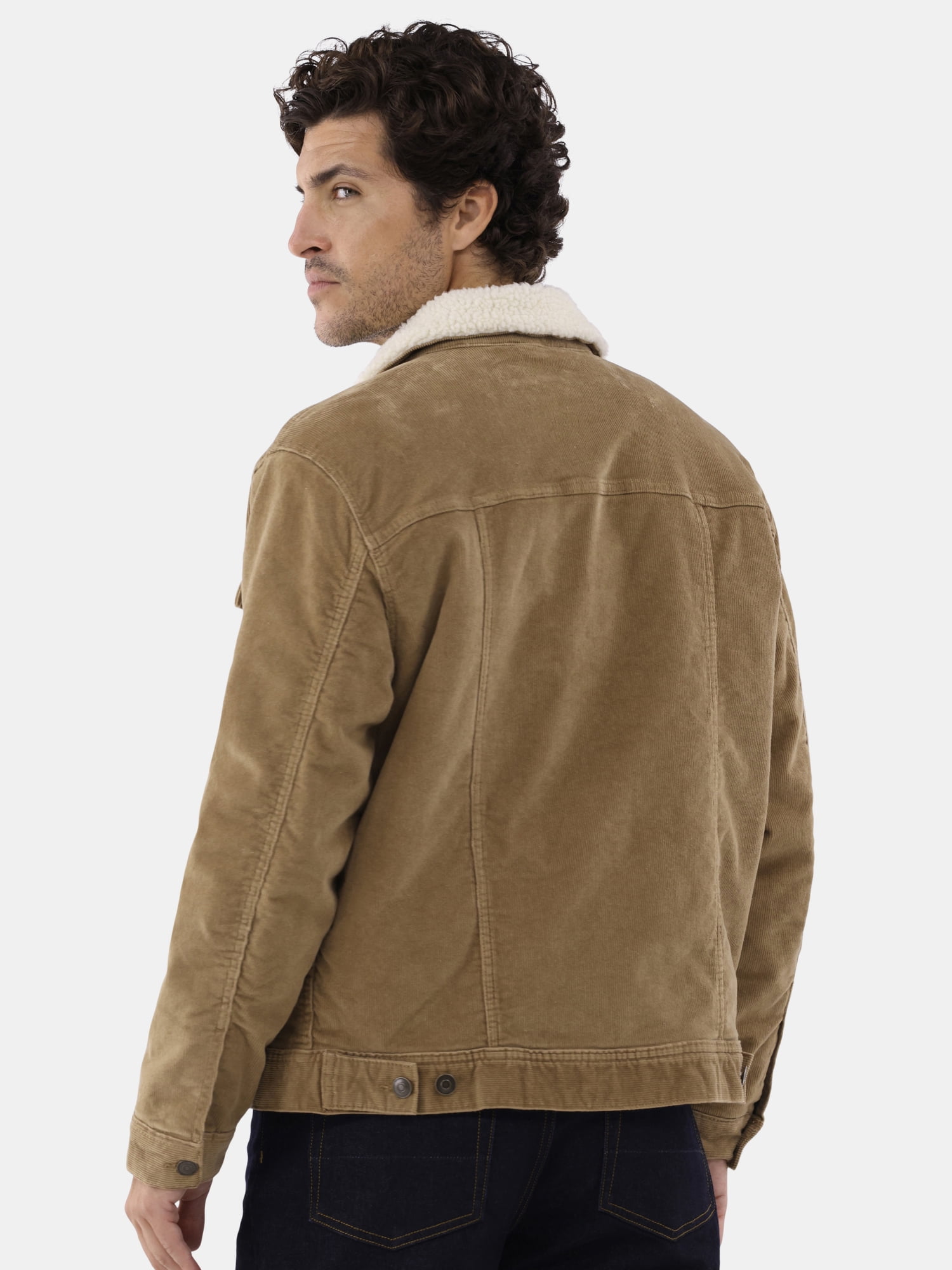 George Men's & Big Men's Fleece Lined Trucker Jacket, Sizes S-3XL