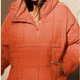thumbnail image 5 of Sudadera con capucha de color sólido de otoño e invierno, sudadera con capucha de algodón con filete plegable, bolsillo, abrigo de manga larga para mujer, 5 of 6