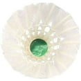 thumbnail image 4 of Agnolia Volant de Plumes de Badminton, Qualité Fine & Meublée / Blanc, Lot de 3, Fabriqué à Partir de Base en Liège Importée, 4 of 4