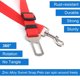 thumbnail image 4 of Hebilla de seguridad para automóvil, cuerda de seguridad retráctil para perros, cinturón de tracción para mascotas, 4 of 6
