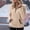 Khaki, variant on Vivianyn HD Women's Fleece Quarter Zip Pullover, Long Sleeve Fuzzy Sweatshirt with Pockets,Khaki,Size S-XXL