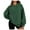Green, variant on TKLPEHG Women'S Sweatshirts Crew Neck Sweatshirt Pullover Casual Classic Solid Color Fashion Long Sleeve Lightweight Loose Pullover (Khaki,S)