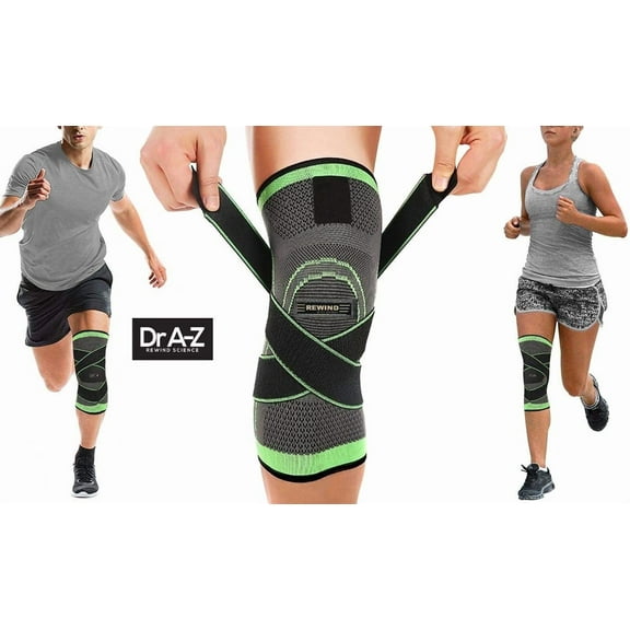 Compression Knee Sleeve Knee Brace for Men & Women Anti-Slip - Prevent Injuries, Pain Relief, Improves Mobility-16.0-17.75 inches-