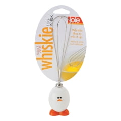 

2PC Joie Joie - 96019 - Whiskie Egg White/Silver Plastic/Stainless Steel Whisk
