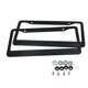 thumbnail image 1 of Kenally Marco para matrícula de coche de acero inoxidable, 2 uds., soporte Universal para matrícula de vehículo negro, soporte para marco Vehículos, repuestos y accesorios Mis, 1 of 6