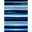 Blue, Pattern 5, variant on ODIKA 4' x 6' Machine Washable Non-Slip Area Rug, beachy striped High Traffic Rug, Blue, 1165499