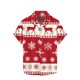 thumbnail image 1 of Hombres de Manga Larga, Navidad Impresa Turndown Collar Blusa, Casual Moda Botón Camisa para las Vacaciones, 1 of 5