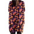 thumbnail image 1 of Blusa suelta informal de manga larga con cuello redondo y bolsillo para mujer, Tops estampados de Halloween Fridja fjkfkj154, 1 of 5
