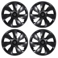 thumbnail image 2 of 19 Inch Wheel Hub  for  Model Y 2020-2023, 4 PCS Wheel Cover Hubcaps with Central Badges, Cool Wheel Rim Protector, Wheel Covers for  Model Y, 2 of 8