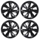 thumbnail image 1 of Tapacubos para cubierta de rueda tapacubos simétricos de 4 piezas de 19 pulgadas para el modelo Y 2020 a 2023, 1 of 7