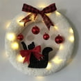 thumbnail image 1 of onlyliua ¡ ¡Descuentos de Temporada! Nueva Cinta de Bola Navideña con Forma de Gato Bonito para Colgar En La Puerta, Decoración para Festivales, 1 of 6