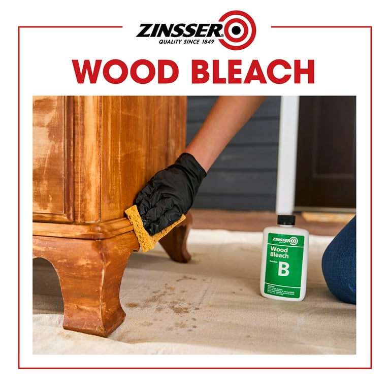Zinsser Part A and B Wood Bleach-300451, 8 oz, 6 Pack - Walmart.com