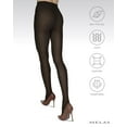 thumbnail image 6 of Melas Women's Melas Microfiber Opaque Control Top Tights - Womens - Female, MP, Black, 6 of 12