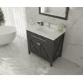 thumbnail image 3 of Laviva Wimbledon - 36 - Espresso Cabinet + White Quartz Countertop, 3 of 5