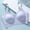 A_Purple, variant on Crisscross Thin Strap Heart Hollow Breath Pad Underwire Push Up Side Contour Daily Bra Beige XXL