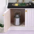 thumbnail image 4 of Metal Milk Can Kettle Pot 1:12 Doll House Miniature Accessories, 4 of 5