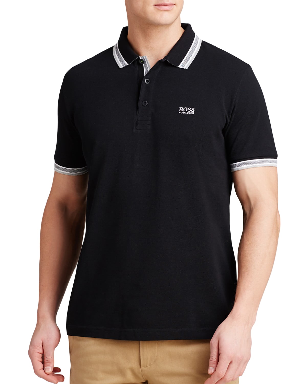 boss polo green