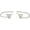 Country White, variant on Curtain Holdbacks Set of 2, Bird Design, Includes Mounting Hardware, Country White